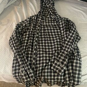 Aerie Hooded Flannel